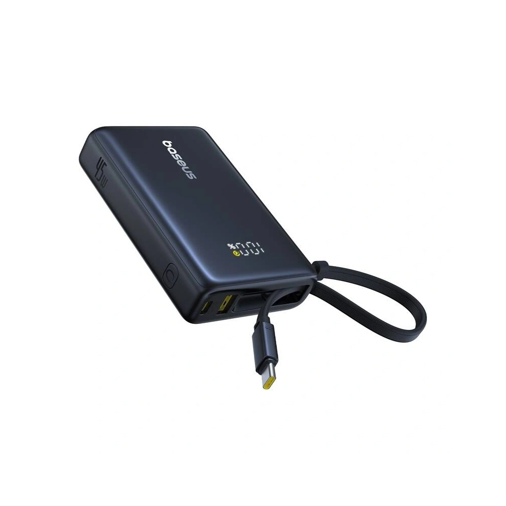 Powerbank Baseus PicoGo Digital Display 10000mAh 45W (czarny)