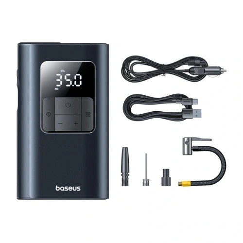 Pompka Baseus PrimeTrip VA1 2w1 z latarką czarna