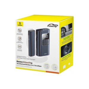 Pompka Baseus PrimeTrip VA1 2w1 z latarką czarna