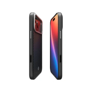 Etui Spigen Enzo Aramid T Mag MagSafe do Apple iPhone 17 Pro Black/silver