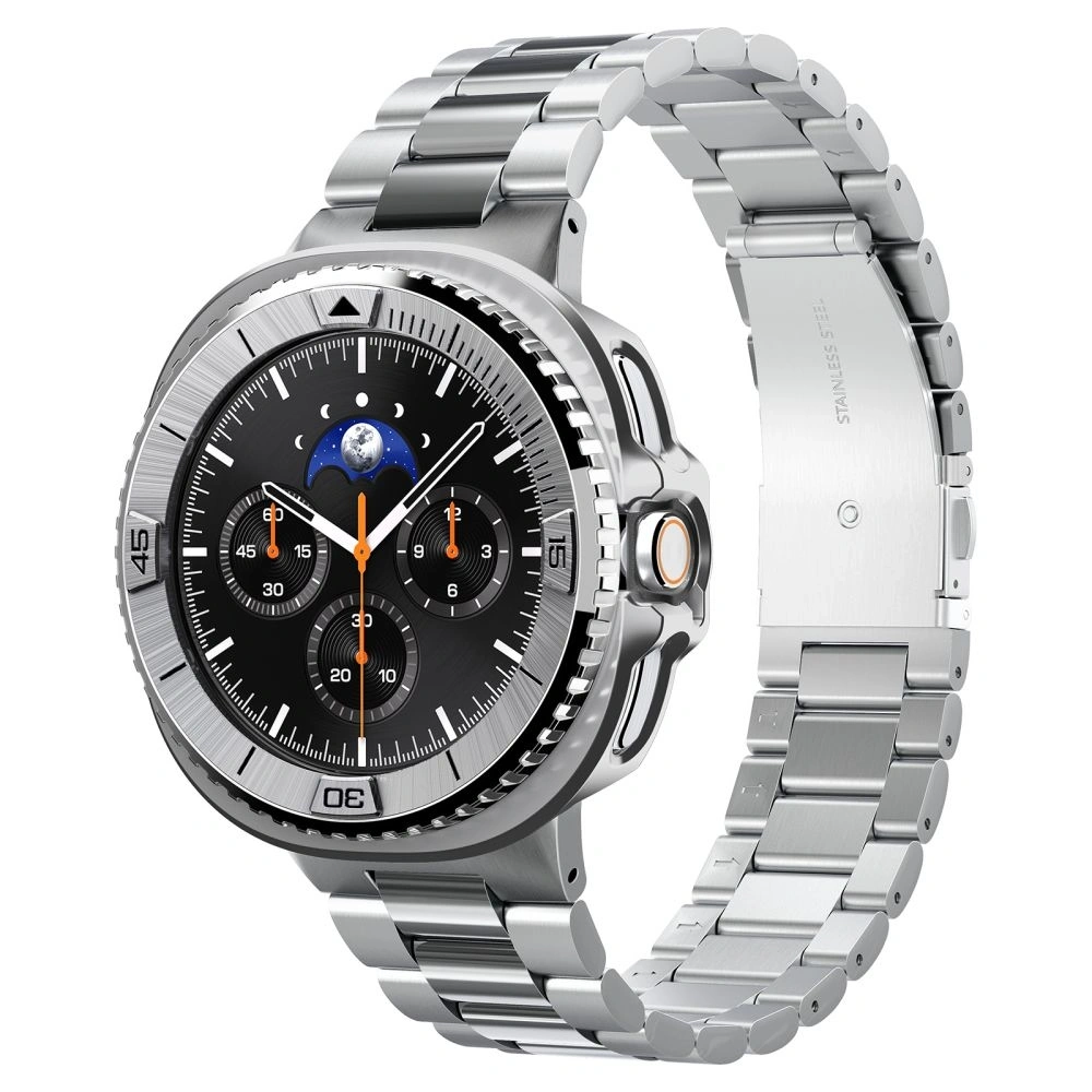 Nakładka Spigen Bezel Tune Pro Pilot do Samsung Galaxy Watch 8 Classic 46mm Silver