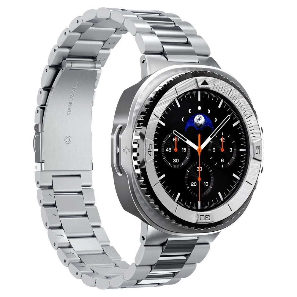 Nakładka Spigen Bezel Tune Pro Pilot do Samsung Galaxy Watch 8 Classic 46mm Silver