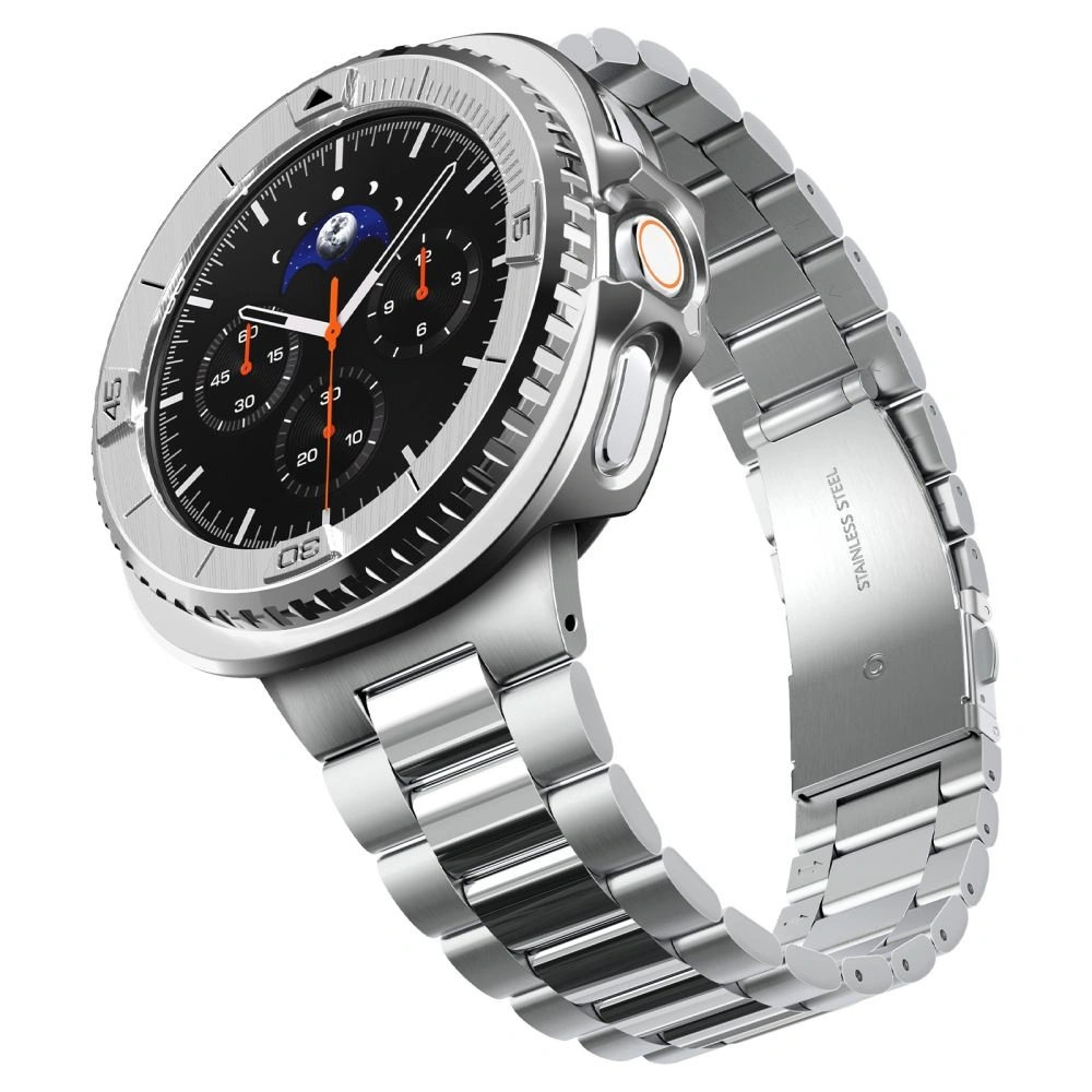 Nakładka Spigen Bezel Tune Pro Pilot do Samsung Galaxy Watch 8 Classic 46mm Silver