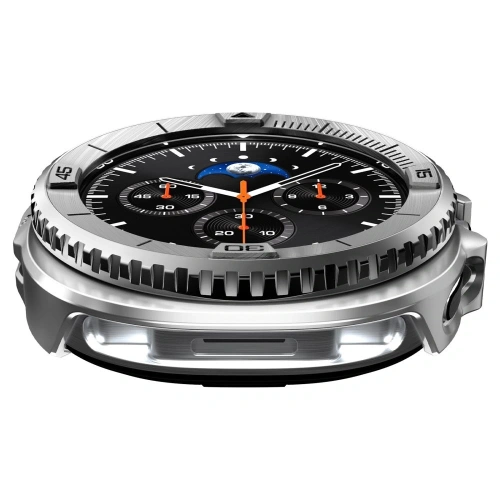 Nakładka Spigen Bezel Tune Pro Pilot do Samsung Galaxy Watch 8 Classic 46mm Silver