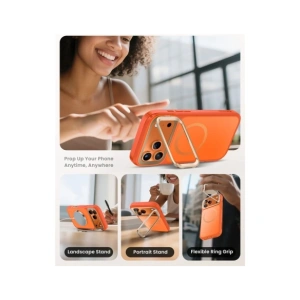 Etui Supcase IBLSN Ares Flip Mag MagSafe do Apple iPhone 17 Pro Max Coral