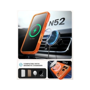 Etui Supcase IBLSN Ares Flip Mag MagSafe do Apple iPhone 17 Pro Max Coral