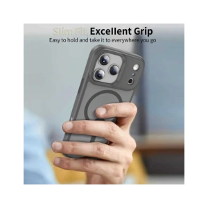 Etui Tech-Protect Magmat MagSafe do Apple iPhone 17 Pro Max Matte Crayon Grey