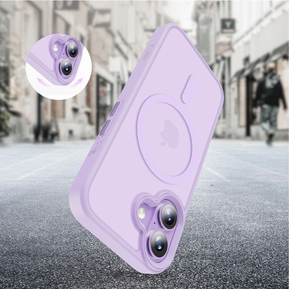 Etui Tech-Protect Magmat MagSafe do Apple iPhone 17 Matte Lavender