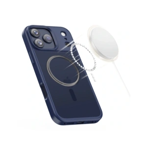 Etui Tech-Protect Magmat MagSafe do Apple iPhone 17 Pro Max Matte Deep Blue