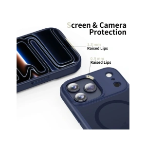 Etui Tech-Protect Magmat MagSafe do Apple iPhone 17 Pro Max Matte Deep Blue