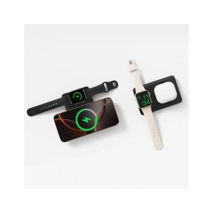 Powerbank Baseus EnerFill FT11 10000mAh 27W MagSafe, do Apple Watch i smartfonów z kablem USB-C 20V/3A 30 cm czarny