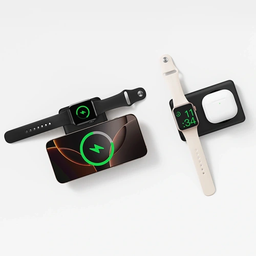 Powerbank Baseus EnerFill FT11 10000mAh 27W MagSafe, do Apple Watch i smartfonów z kablem USB-C 20V/3A 30 cm czarny