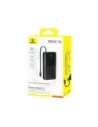 Powerbank Baseus Bipow 2 10000mah 20W z cyfrowym wyświetlaczem + wbudowany kabel USB-C czarny
