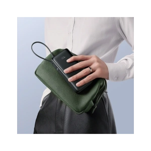 Powerbank Baseus Bipow 2 20000mah 20W z cyfrowym wyświetlaczem + wbudowany kabel USB-C czarny