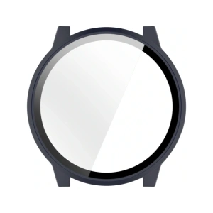 Etui ze szkłem do zegarka Bizon Case+Glass Watch do Garmin Venu 4 41mm ciemnoniebieskie