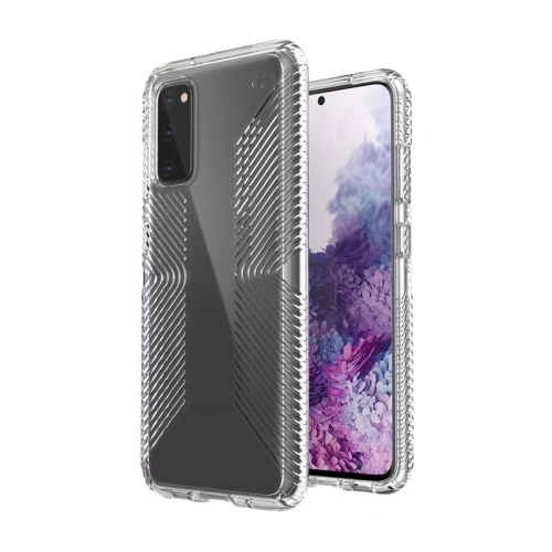 Kup Etui Speck Presidio Perfect-Clear cu Gripuri Samsung Galaxy S20 cu strat MICROBAN Clear - SPK070CLR - {ean13} - Sklep Home Screen