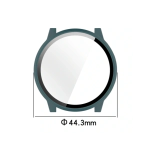 Etui ze szkłem do zegarka Bizon Case+Glass Watch do Garmin Venu 4 41mm zielone
