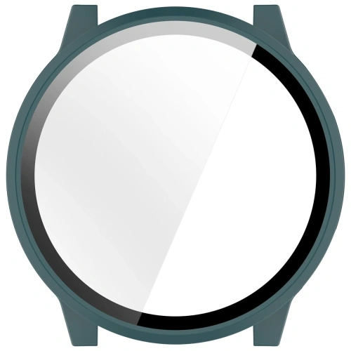 Etui ze szkłem do zegarka Bizon Case+Glass Watch do Garmin Venu 4 41mm zielone