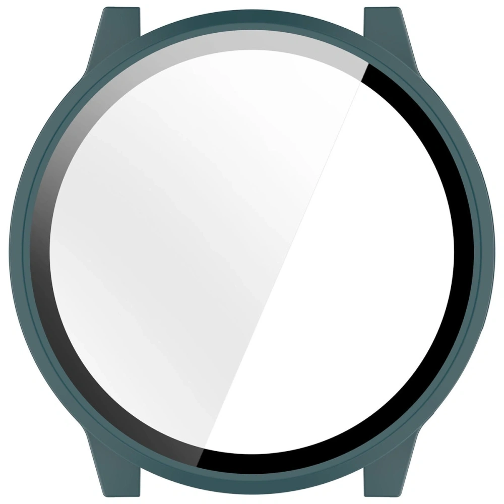Etui ze szkłem do zegarka Bizon Case+Glass Watch do Garmin Venu 4 41mm zielone