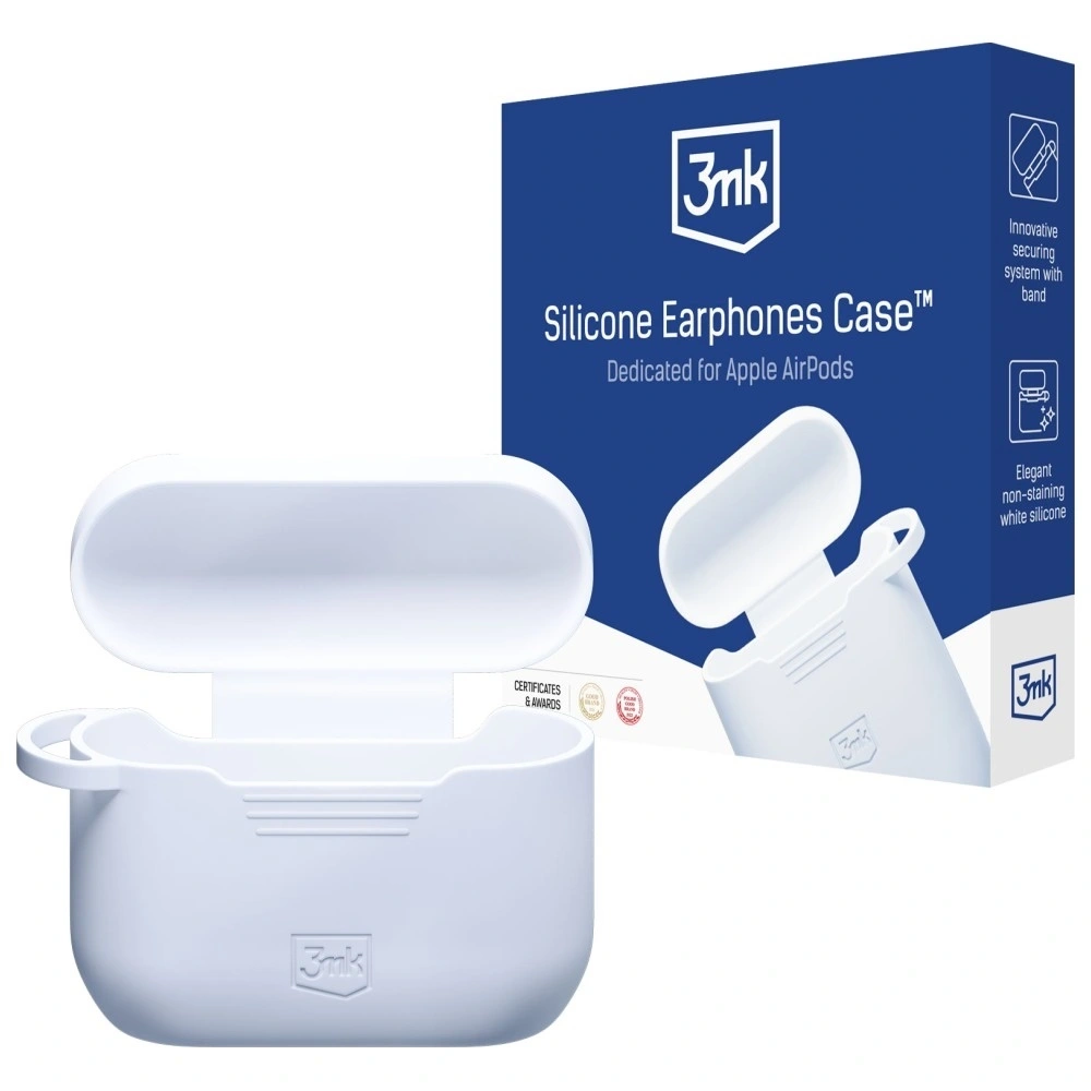Etui 3MK Silicone AirPods Case do Apple AirPods Pro 3 biały