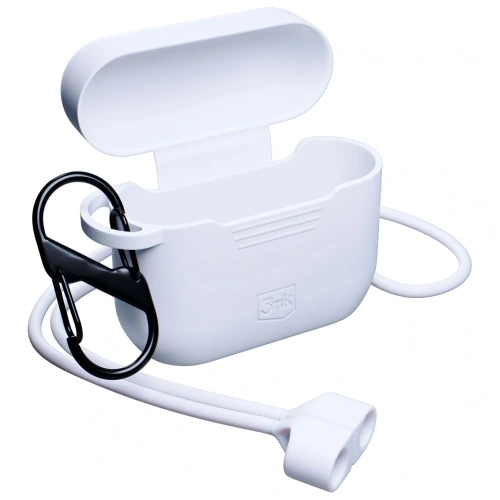 Etui 3MK Silicone AirPods Case do Apple AirPods Pro 3 biały