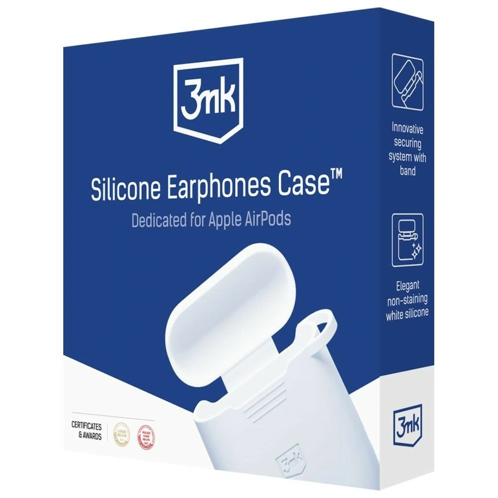 Etui 3MK Silicone AirPods Case do Apple AirPods Pro 3 biały