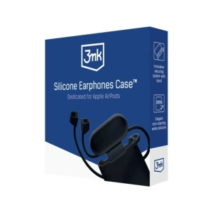 Etui 3MK Silicone AirPods Case do Apple AirPods Pro 3 czarny