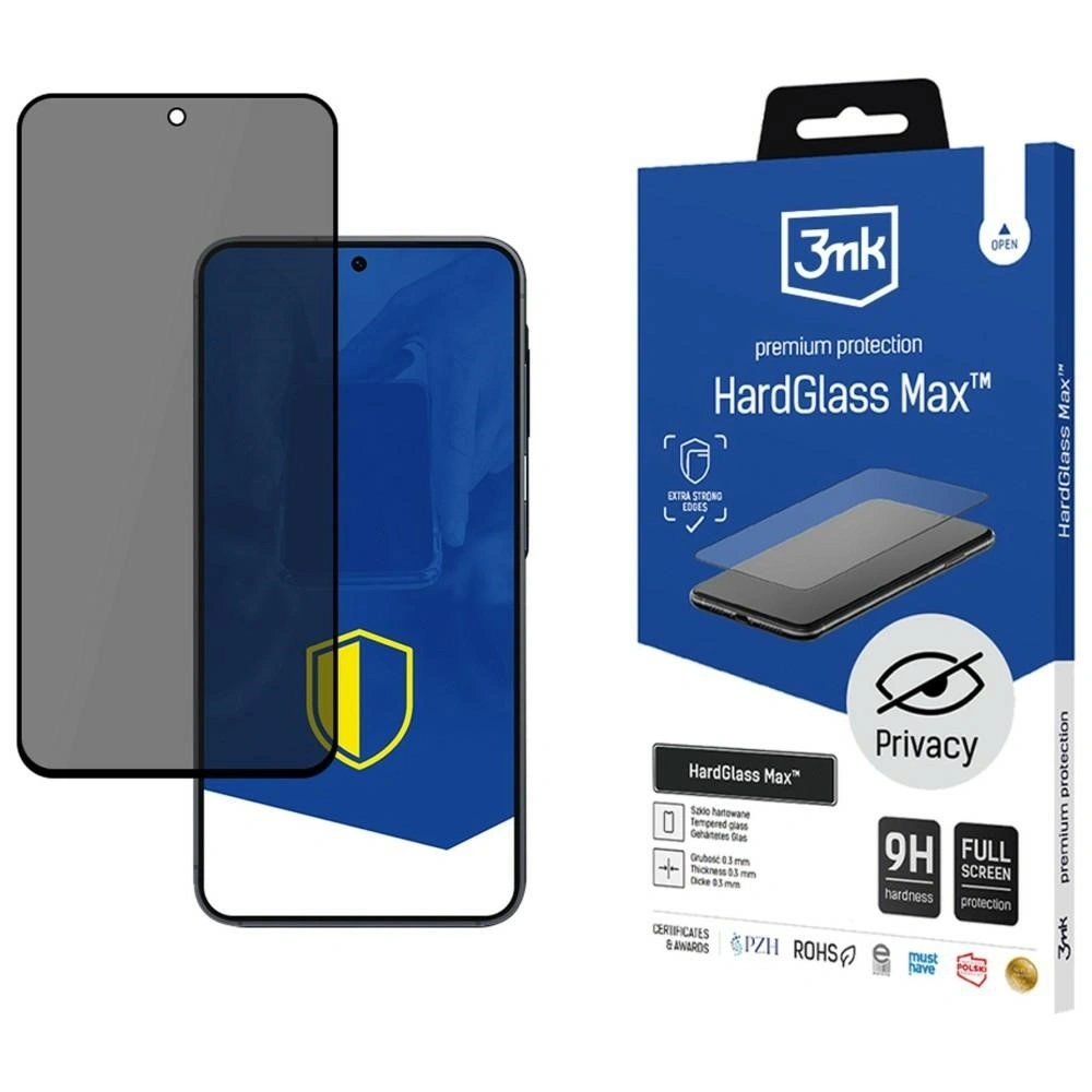 Szkło prywatyzujące 3MK HardGlass Max Privacy do Samsung Galaxy S25 FE