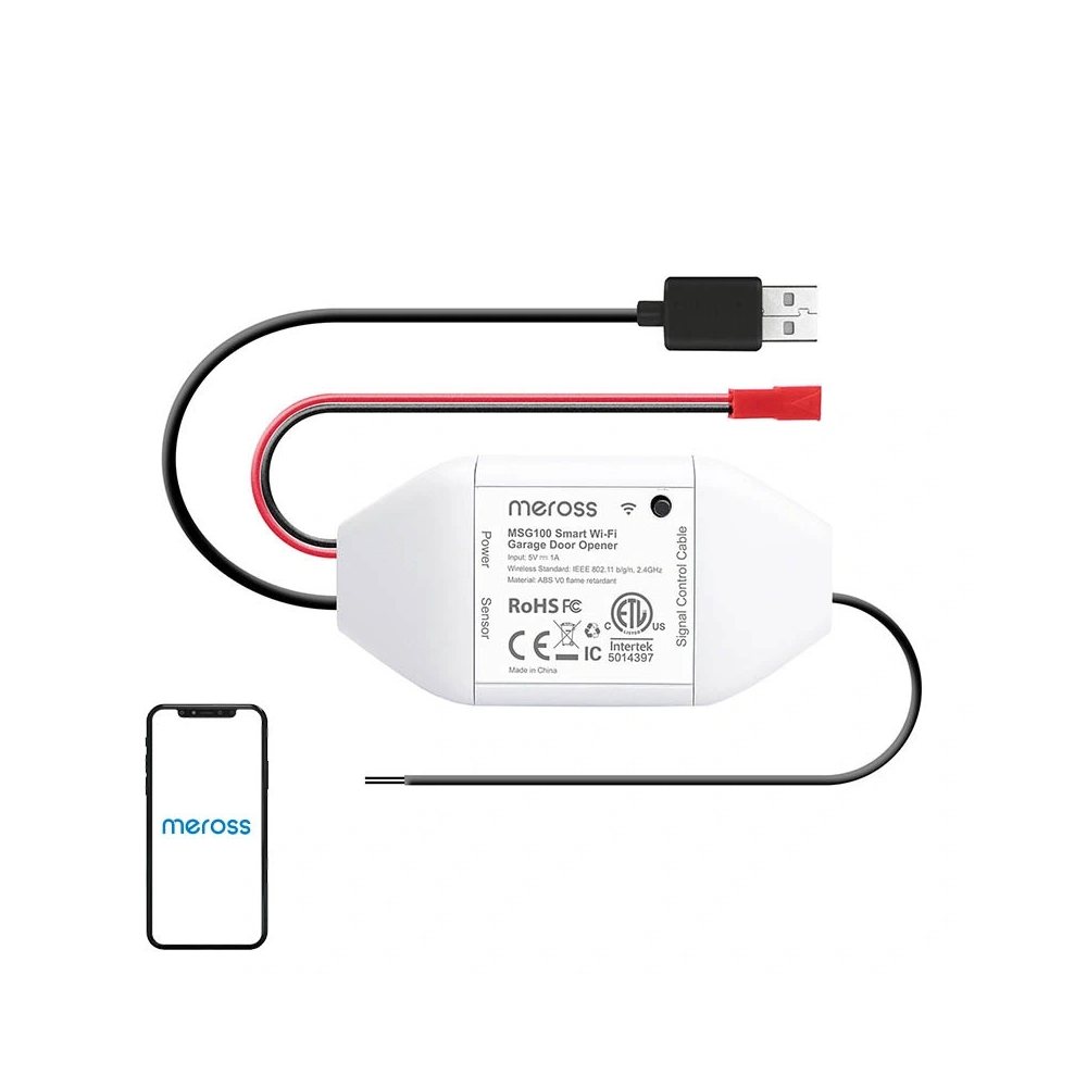 Inteligentny przełącznik drzwi garażowych Meross MSG100HK (HomeKit)