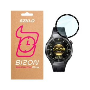 Szkło hybrydowe Bizon Glass Watch Edge Hybrid do Huawei Watch GT6 Pro 46mm czarne