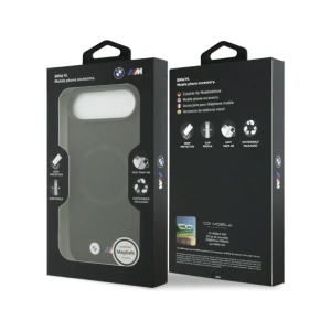 Etui BMW M FW Metal Logo MagSafe do Apple iPhone Air czarny