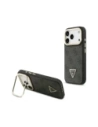 Etui Guess 4G PU Triangle Logo & Stand Camera Magsafe do Apple iPhone 17 Pro czarny