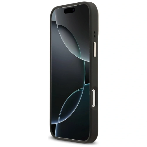 Etui Guess 4G PU Triangle Logo & Stand Camera Magsafe do Apple iPhone 17 Pro Max czarny