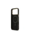 Etui Guess 4G PU Triangle Logo & Stand Camera Magsafe do Apple iPhone 17 Pro Max czarny