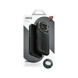 Etui UNIQ Heldro Pro do Apple iPhone 17 Pro Magclick Charging czarny