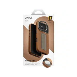 Etui UNIQ Heldro Pro do Apple iPhone 17 Pro Magclick Charging karmel