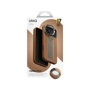 Etui UNIQ Heldro Pro do Apple iPhone 17 Pro Max Magclick Charging karmel