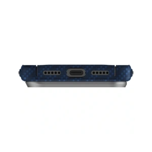 Etui UNIQ Keva EDGE do Apple iPhone 17 Pro Magclick Charging niebieski