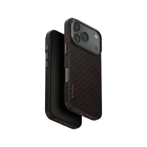 Etui UNIQ Keva EDGE do Apple iPhone 17 Pro Magclick Charging pomarańczowy