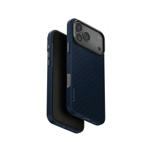 Etui UNIQ Keva EDGE do Apple iPhone 17 Pro Max Magclick Charging niebieski