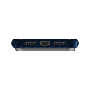 Etui UNIQ Keva EDGE do Apple iPhone 17 Pro Max Magclick Charging niebieski