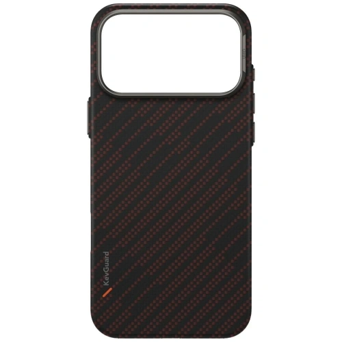 Etui UNIQ Keva EDGE do Apple iPhone 17 Pro Max Magclick Charging pomarańczowy