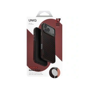 Etui UNIQ Keva EDGE do Apple iPhone 17 Pro Max Magclick Charging pomarańczowy