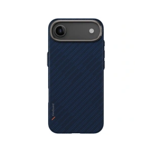 Etui UNIQ Keva EDGE do Apple iPhone Air Magclick Charging niebieski