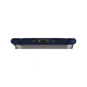 Etui UNIQ Keva EDGE do Apple iPhone Air Magclick Charging niebieski