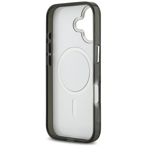 Etui Karl Lagerfeld IML Aquarelle Karl & Choupette & Logo MagSafe do Apple iPhone 17 czarny