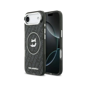 Etui Karl Lagerfeld IML Choupette Head Logo MagSafe do Apple iPhone Air czarny