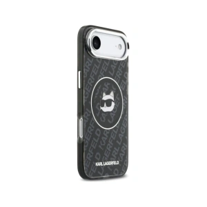 Etui Karl Lagerfeld IML Choupette Head Logo MagSafe do Apple iPhone Air czarny