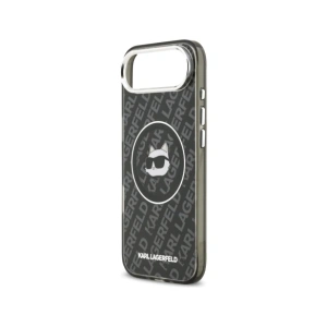 Etui Karl Lagerfeld IML Choupette Head Logo MagSafe do Apple iPhone Air czarny