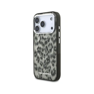 Etui Karl Lagerfeld IML Leopard Pattern MagSafe do Apple iPhone 17 Pro brązowy